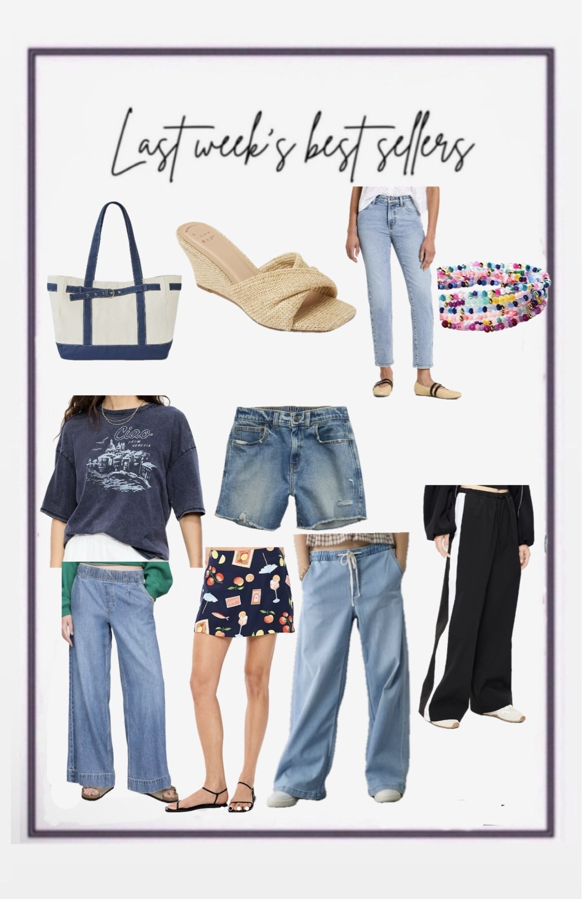 Last week’s best sellers

#LTKSeasonal #LTKOver40 #LTKSaleAlert