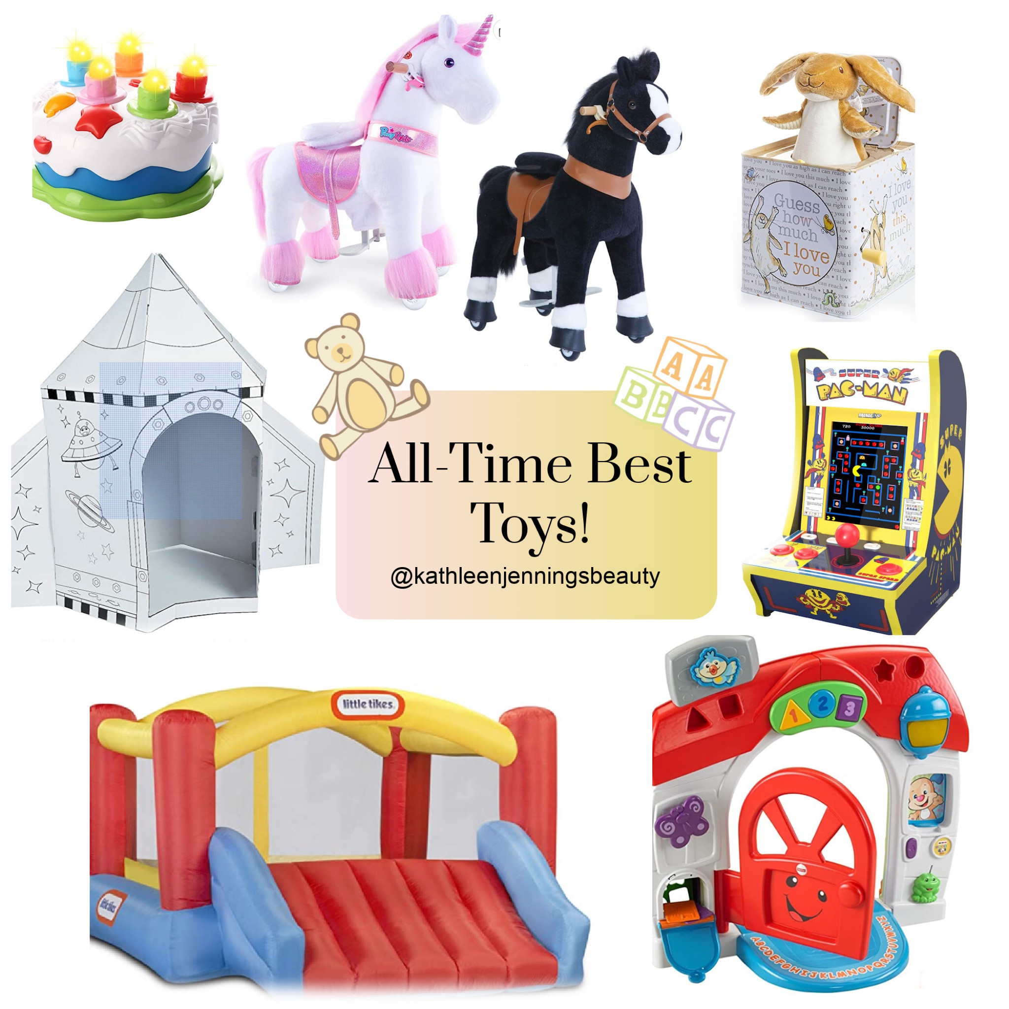 I polled the family and we decided these are the best toys that we ever had. They all have played with these the longest (even the random light up birthday cake). Have no idea why that is such a hit but they still love it