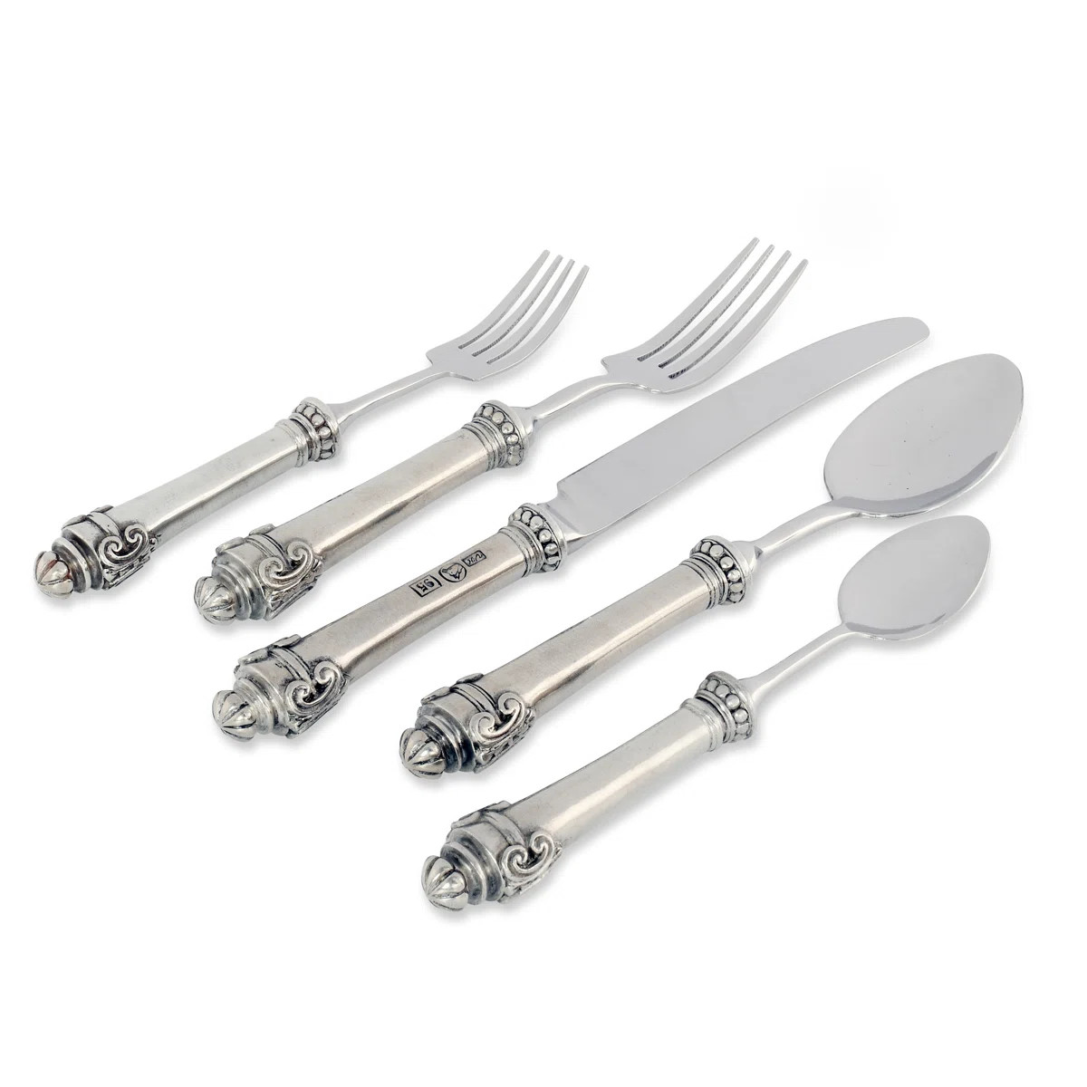 Medici Living 5 - Piece Flatware Set - Service for 1 | Perigold