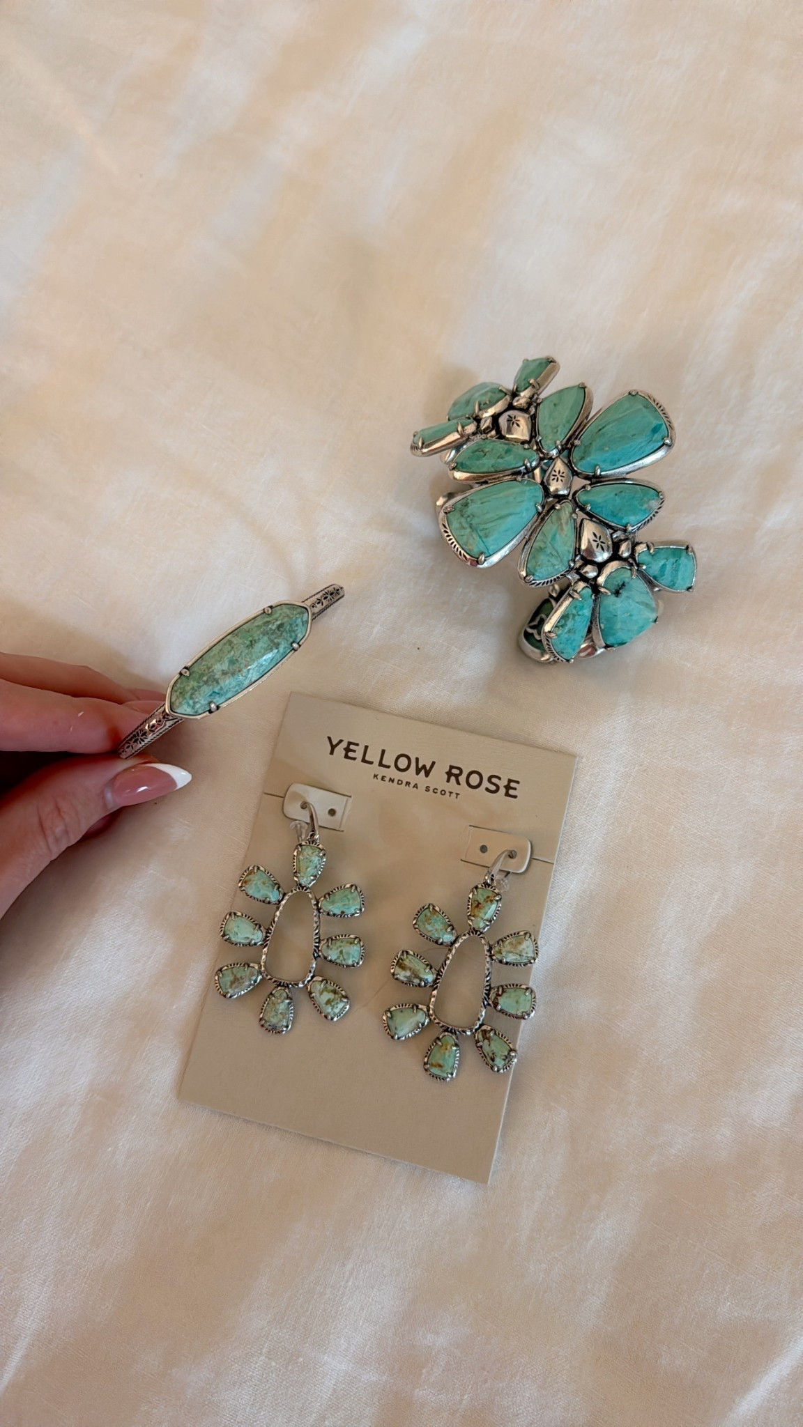 love a good turquoise statement piece to complete any western look 🤠

turquoise jewelry, houston rodeo, yellow rose kendra scott, country concert, western outfit 

#LTKgrwm #LTKFestival