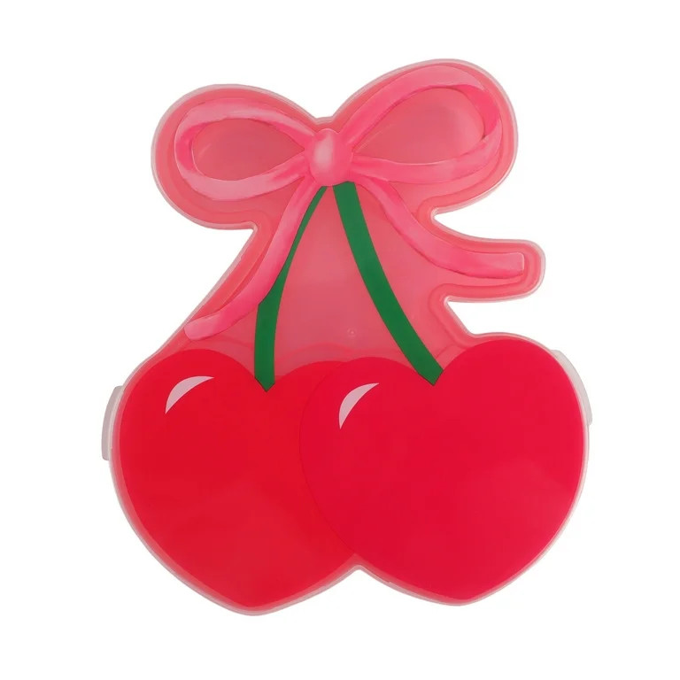 Cook with Color Cherry Heart Shaped Snack Box, Reusable Food Storage Container with Lid | Walmart (US)