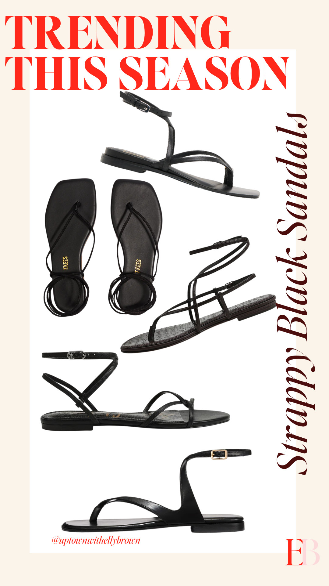 Minimal black strappy sandals are everywhere right now — and for good reason. They instantly elevate any outfit without the bulk.

Linking a few of my favorite trending pairs that go with literally everything.

#trend #trending #fashiontrend #styletrend #summerstyle #minimalstyle #wardrobestaples 

 