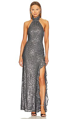 NBD Orion Gown in Silver from Revolve.com | Revolve Clothing (Global)