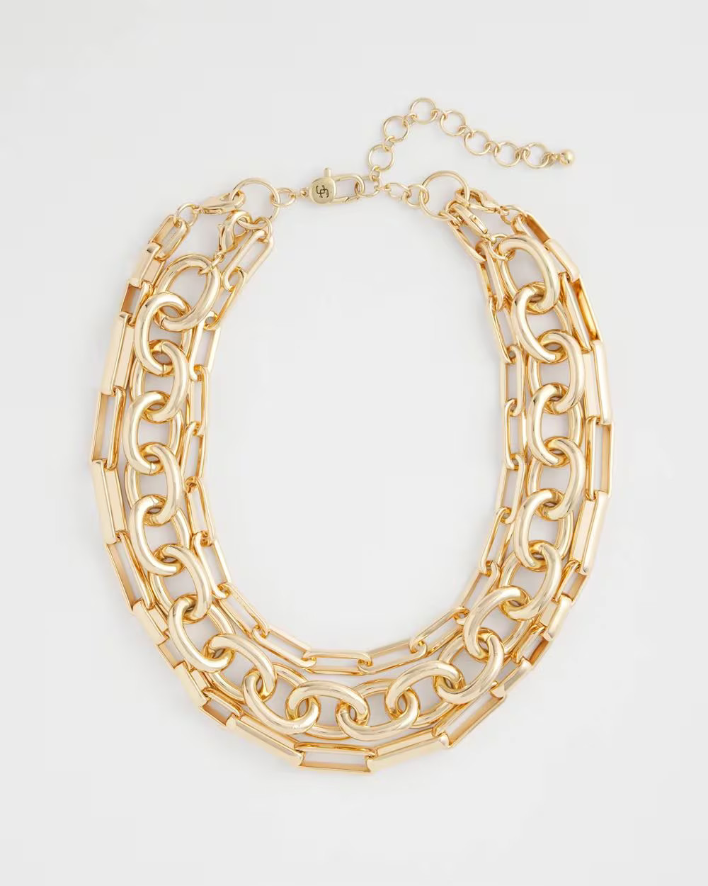 Convertible Three-Strand Chain Necklace | Chico's
