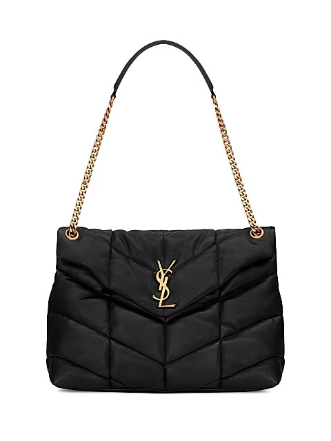 Medium Puffer Leather Shoulder Bag | Saks Fifth Avenue