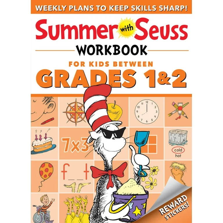 Dr. Seuss Workbooks Summer with Seuss Workbook: Grades 1-2, (Paperback) | Walmart (US)
