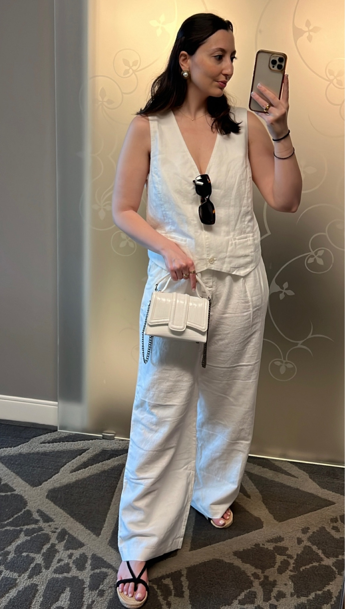All white outfits for summer, yes please! This mix and matchable white linen vest and trouser combo from GAP is a win win for the summer heat and for looking chic!  #linenvest #linenset #trousers #allwhiteoutfit #summeroutfits

#LTKstyletip #LTKworkwear #LTKSeasonal