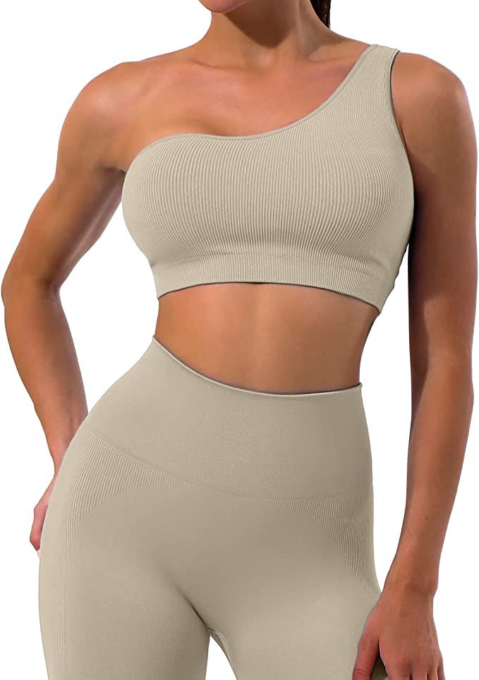 Workout Sets for Women 2 Piece, Sportneer Ribbed Seamless Matching Gym Yoga Set | Amazon (US)