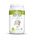 Vega Protein Made Simple, Vanilla, 39 Servings XL Tub - Plant Based Healthly Vegan Protein Powder wi | Amazon (US)