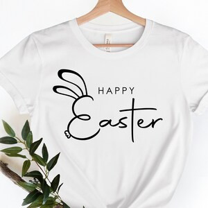 Easter Shirt Bunny Easter Shirt Easter Bunny Graphic Tee - Etsy | Etsy (US)