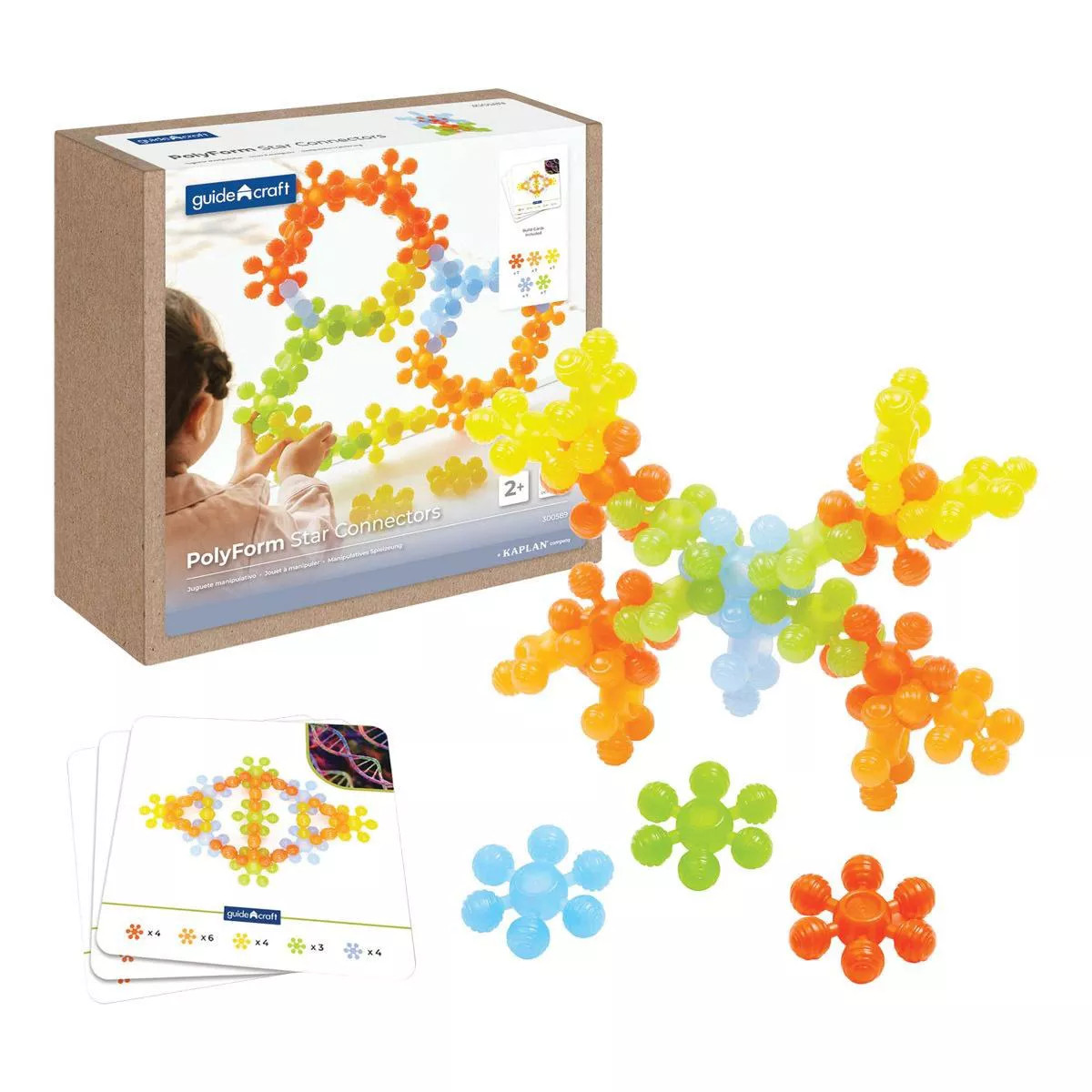 Kaplan Early Learning PolyForm Star Connectors - 35 Pieces | Target