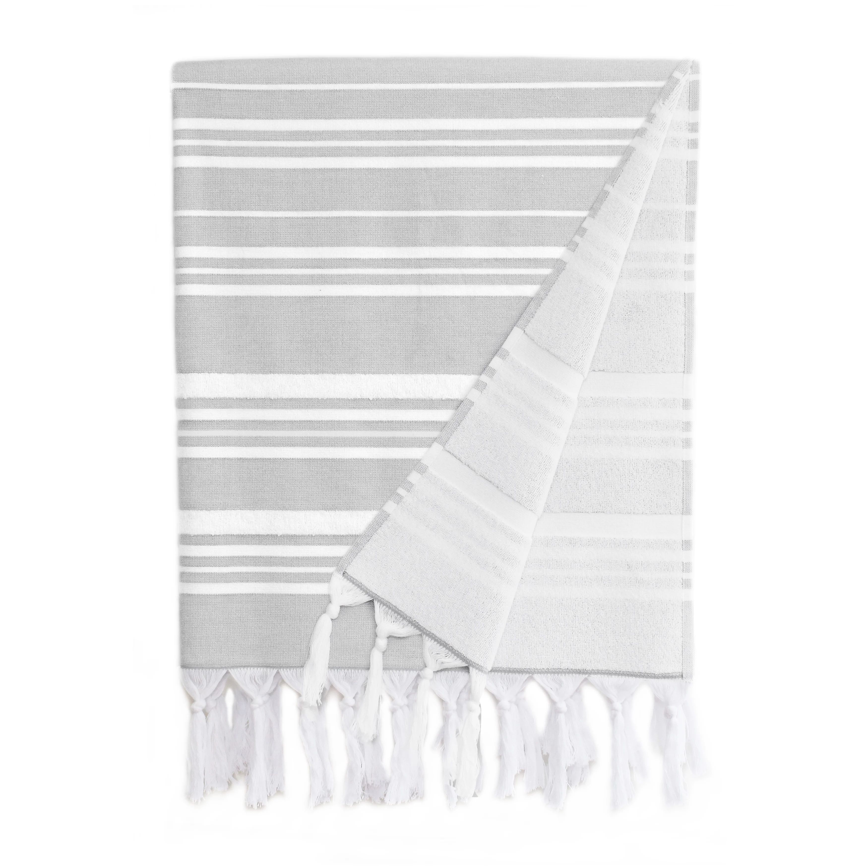 Linum Home Ephesus 100% Turkish Cotton Striped Pestemal Beach Towel | Walmart (US)