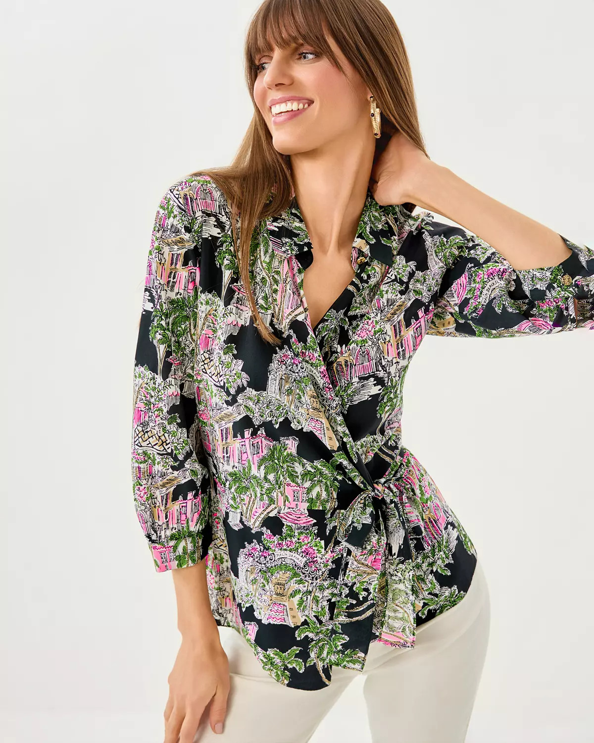Casia Wrap Tunic | Lilly Pulitzer