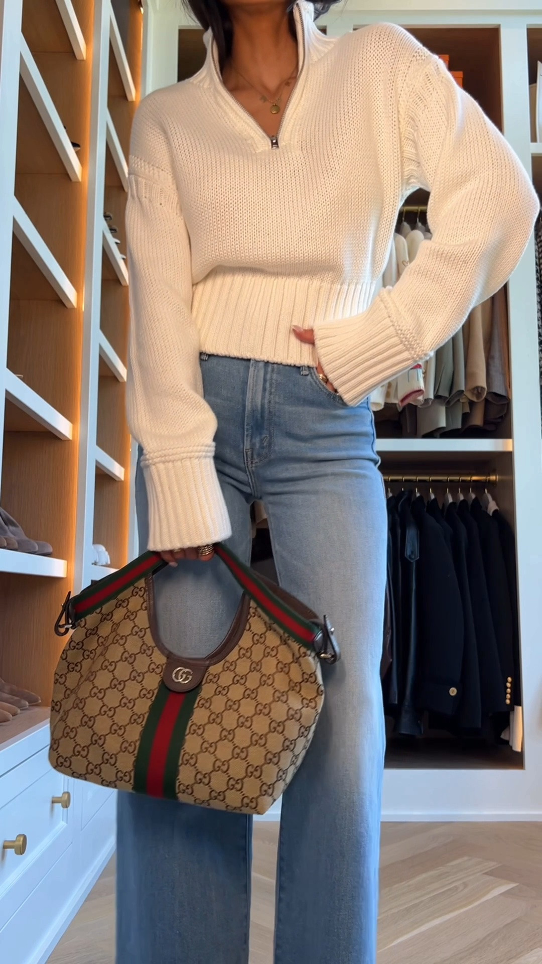 Casual fall outfit
Jcrew roll neck sweater
Zara white jeans
Mother jeans
Gucci giglio bag

#LTKSeasonal #LTKOver40 #LTKootd