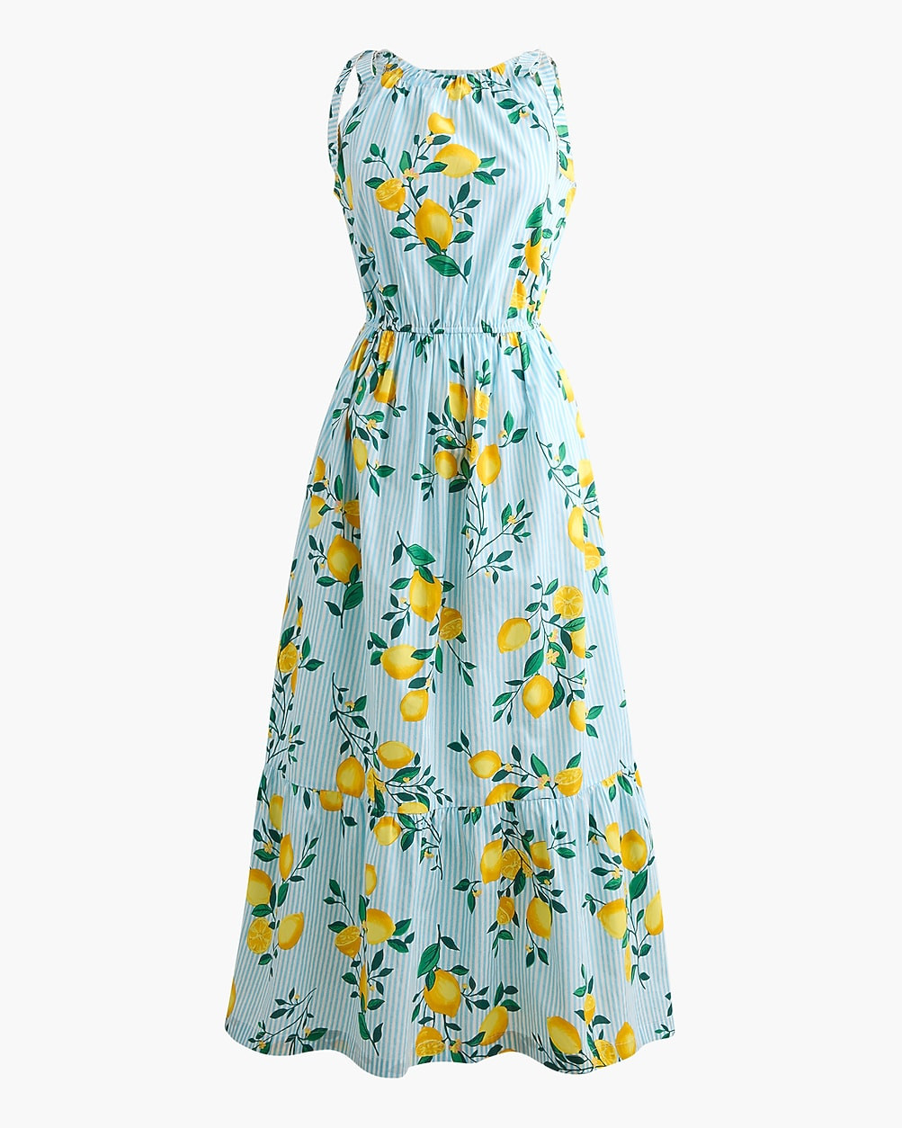 Tie-shoulder midi dress | J.Crew Factory