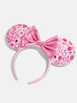 Disney Minnie Mouse Hot Pink Crystal Ears Headband - Minnie Mouse Hot Pink Crystal Ears | BaubleBar