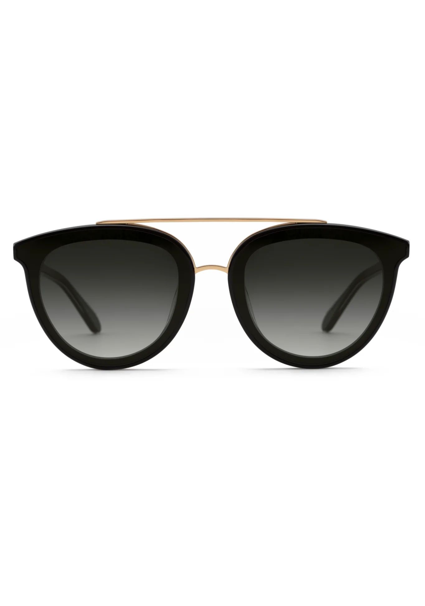 CLIO NYLON | Black + Shadow 24K | KREWE Eyewear