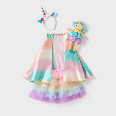 25.7" Unicorn 2 Dress-Up 3 with Doll 4pc Set - Gigglescape™ | Target