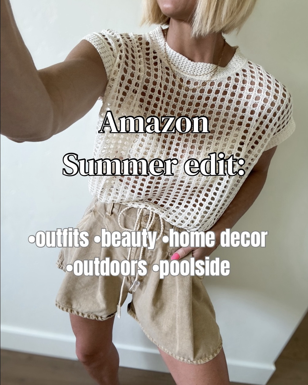 What I’m loving from Amazon this Summer!  Everything from tops and dresses, to home decor, poolside must haves, and some outdoor activity essentials. 
Sizing:
Crochet top: fits tts (linked bralette I wear underneath)
Khaki Tie shorts: fits big, go down a size 
White eyelet top: fits big, go down a size
White jeans: go up a size 
🩵 embroidered tank: fits tts
Waders: I’m wearing the biggest big kid size
Maxi dress: fits tts


#LTKHome #LTKFindsUnder50 #LTKSummerEdit
