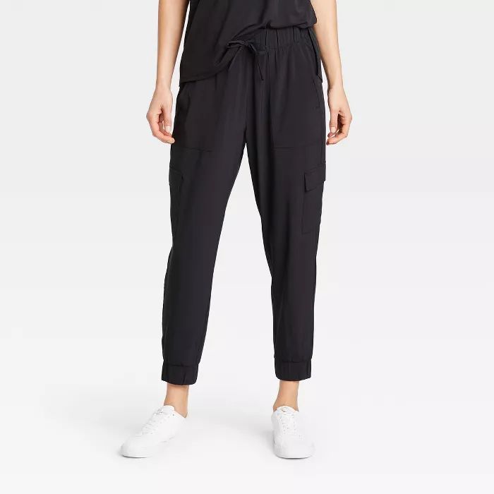 Women's Stretch Woven Cargo Joggers - All in Motion™ | Target