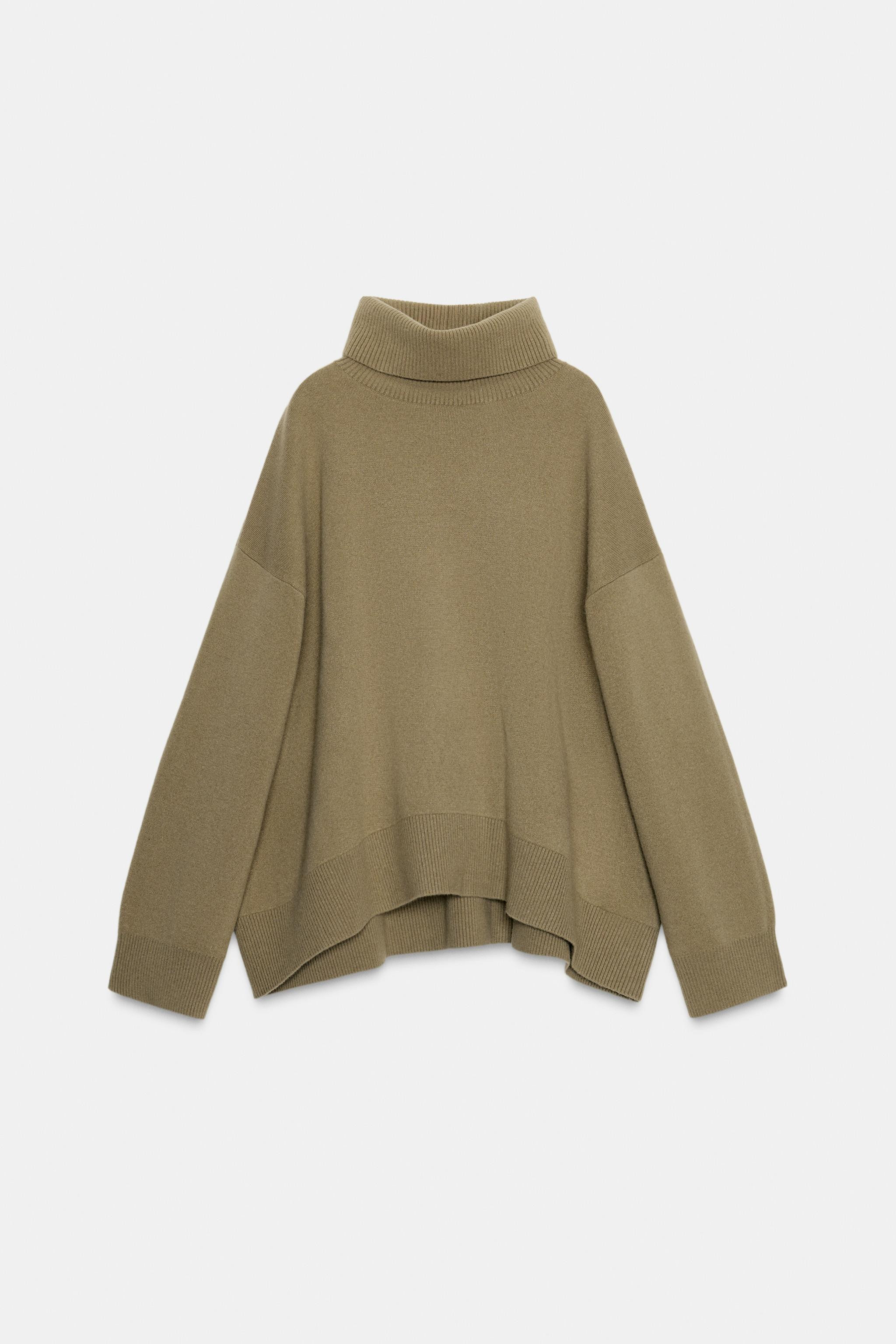 OVERSIZED WOOL BLEND JUMPER | Zara Canada
