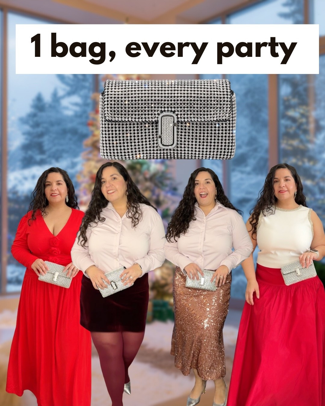 This Marc Jacobs crystal bag has been my go-to holiday accessory this season ✨
I love pieces that don’t rely on big logos, and this one proves that a bag can be a statement purely through texture and sparkle. It elevates every holiday party outfit without overpowering it.
I’ve styled it multiple ways this month, from dressy dinners to festive nights out, and it works every single time. Plus, it’s currently on sale, which makes it an even better pick for party season or a last-minute gift.
Linking it here along with the outfits I’ve worn it with, so you can see how versatile it really is.

#LTKSaleAlert #LTKSeasonal #LTKHoliday