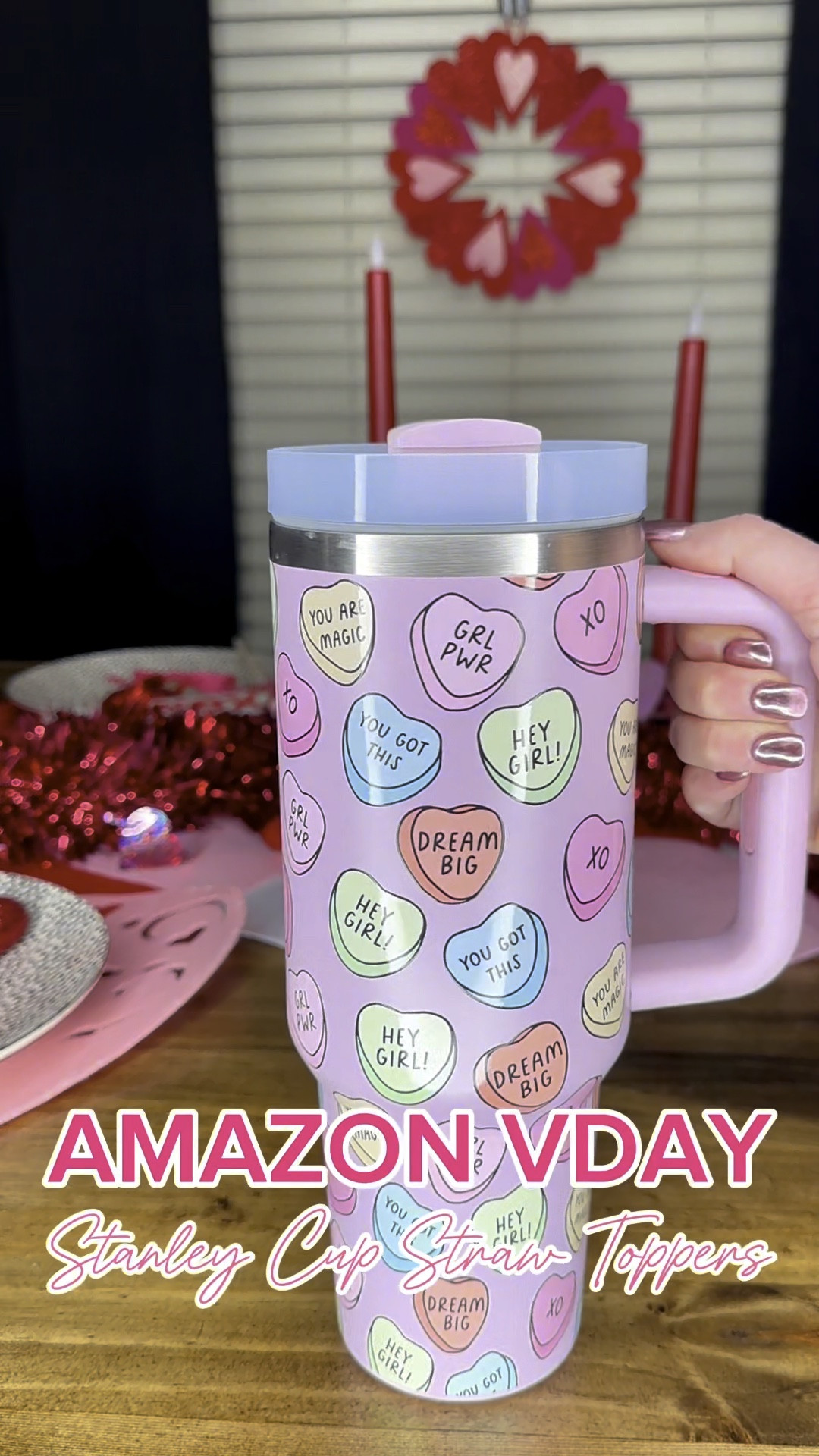 Amazon Stanley accessories and VDAY cups! 💓♥️ use code: JANUARY20 on the heart cup!! 

#LTKfindsunder100 #LTKstyletip #LTKfindsunder50