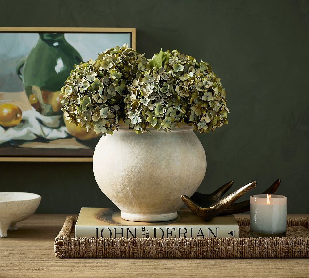 Faux Dusty Green Hydrangea Bundle | Pottery Barn (US)