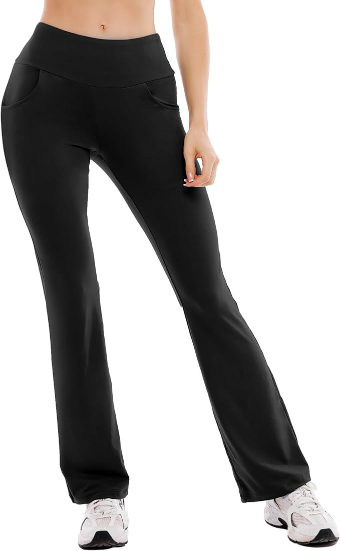 Ipletix Flare Leggings for Women-Bootcut Yoga Pants for Women High Waisted Flared Leggings Dress ... | Amazon (US)
