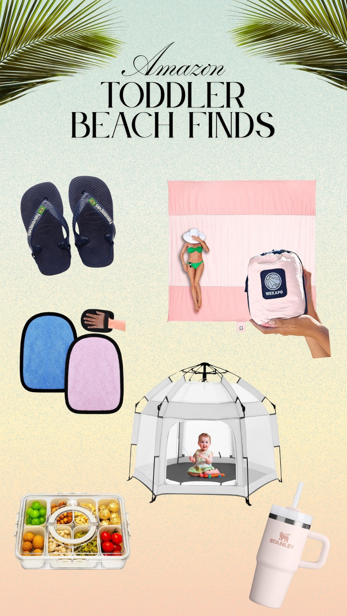 ☀️ Beach day made EASY with a toddler? Yes please. 🙌🏼
Sharing a few of my must-have Amazon toddler beach finds that actually make the day smoother—from shady playpens to snack trays, sand-free towels, and the perfect mom tumbler 💦

👣 Linked everything from our favorite flip-flops to this compact beach blanket that fits in your palm!
🎒 All items pack light, clean up fast, and survive toddler chaos like champs.

🧴 Tap to shop + save your sanity this summer ☀️
#AmazonFinds #BeachDayEssentials #ToddlerMustHaves #MomLifeMadeEasier #LTKfamily #BeachWithKids #LTKSummer
#LTKfamily #BeachWithKids #LTKSummer

#LTKBaby #LTKSeasonal #LTKActive #LTKU