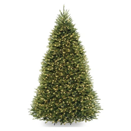 Three Posts™ Dunhill Fir 10' H Green Christmas Tree with 1200 LED Lights | Wayfair North America