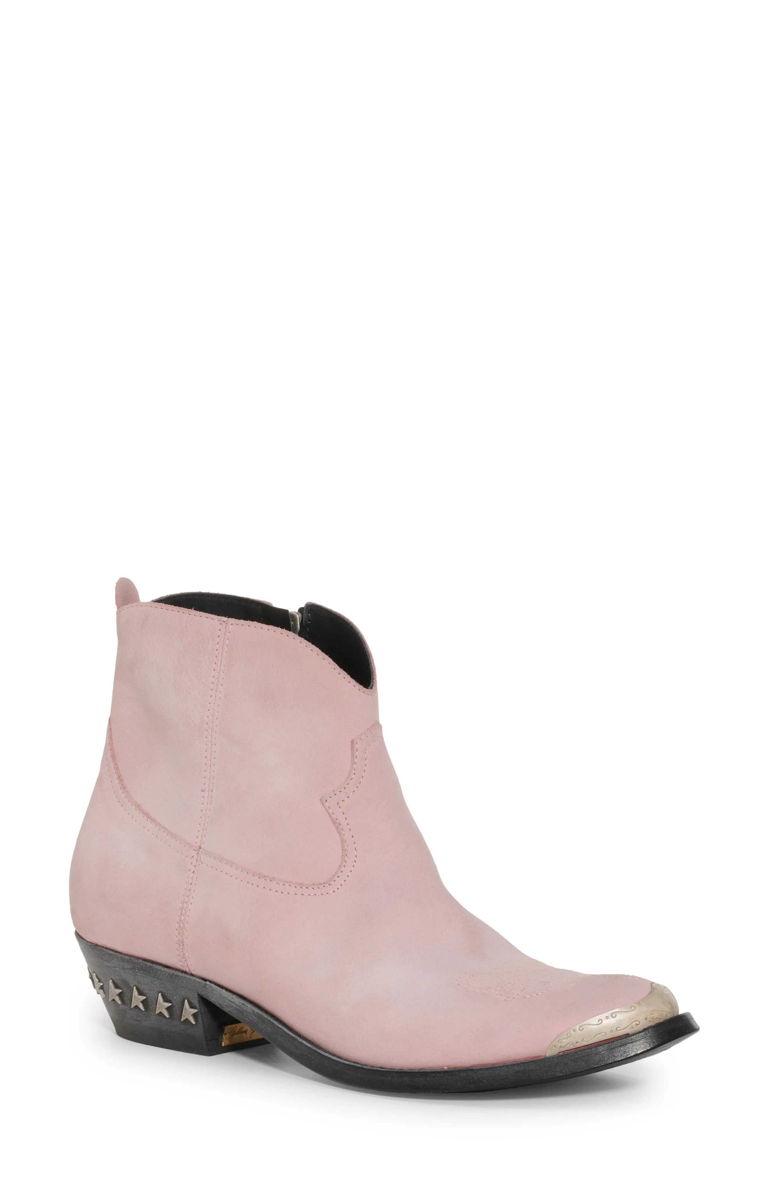 Golden Goose Young Western Boot in Baby Pink at Nordstrom, Size 11Us | Nordstrom