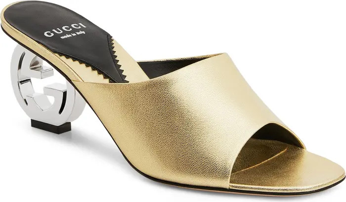 Bella GG Heel Slide Sandal (Women) | Nordstrom