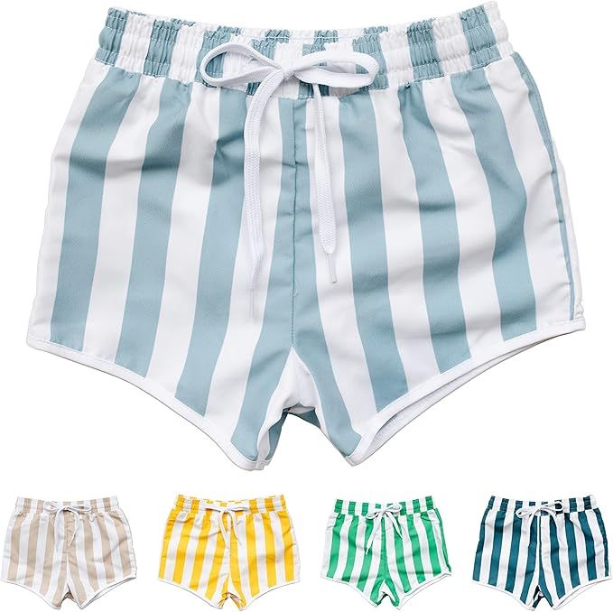 Sisterly Market Swim Shorts - Stripes | Amazon (US)