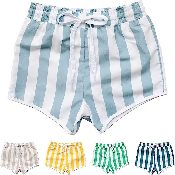 Sisterly Market Swim Shorts - Stripes | Amazon (US)