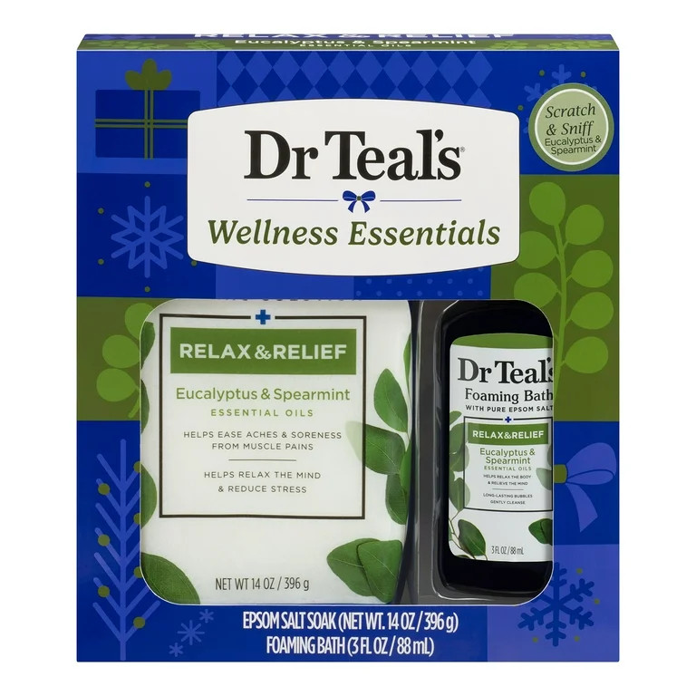 Dr Teal's Relax & Relief Eucalyptus Bath Gift Set, 2 Piece | Walmart (US)