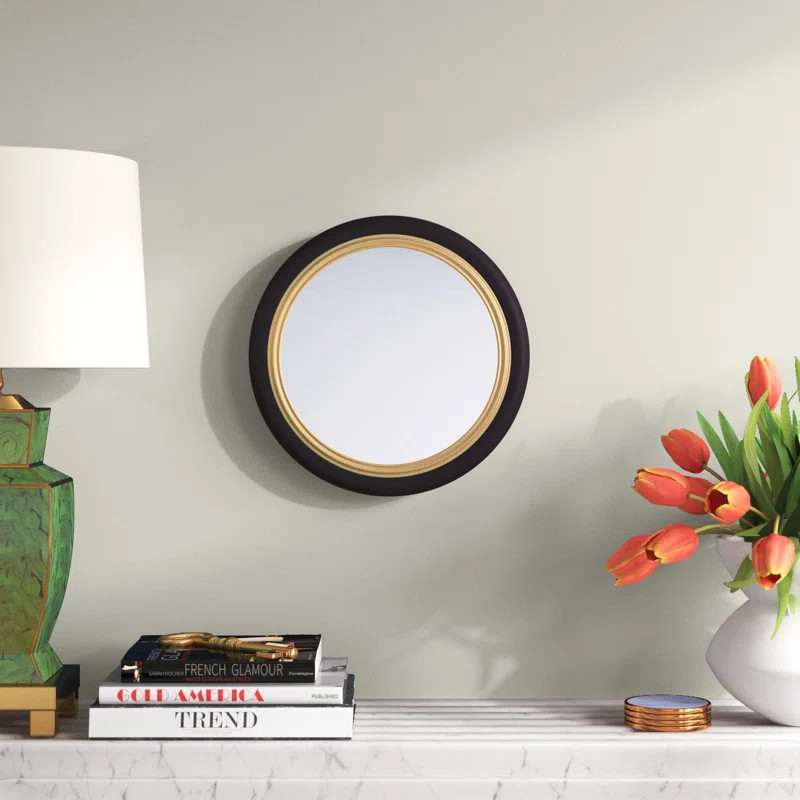 Daemien Metal Flat Wall Mirror  | Wayfair North America