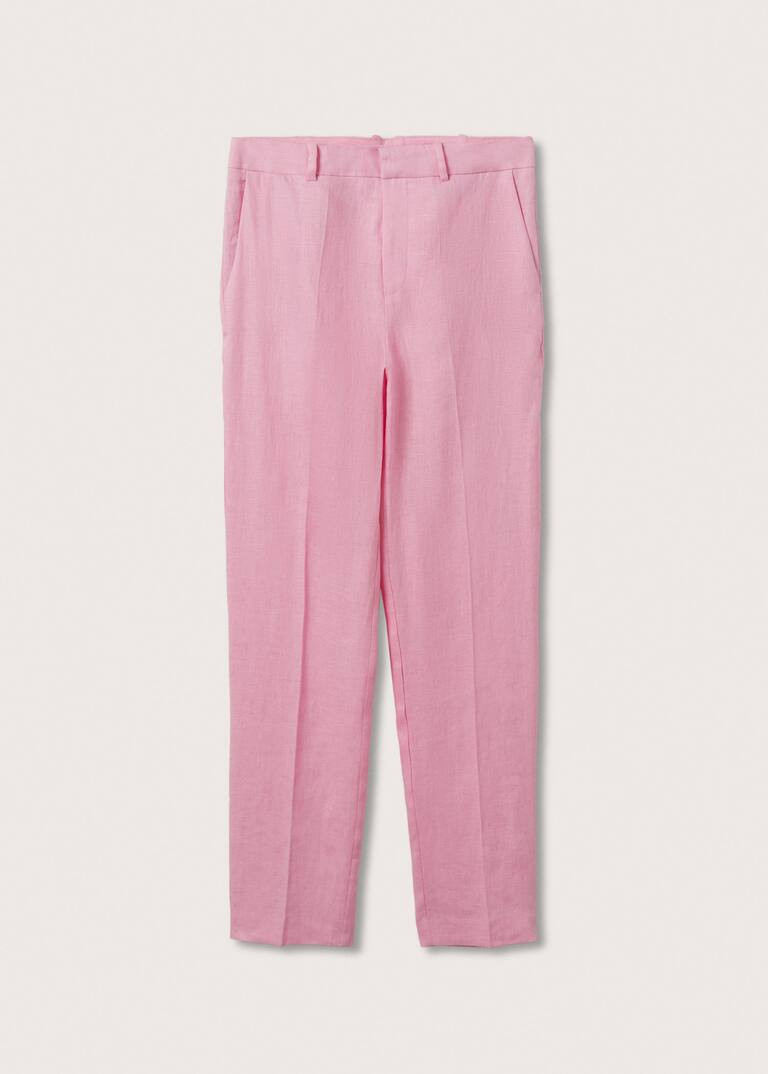 Linen suit trousers -  Women | Mango USA | MANGO (US)