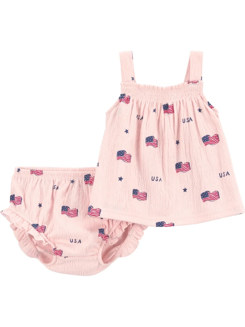 Carter's Child of Mine Baby Girl Outfit Set, 2-Piece, Sizes Preemie-12 Months | Walmart (US)