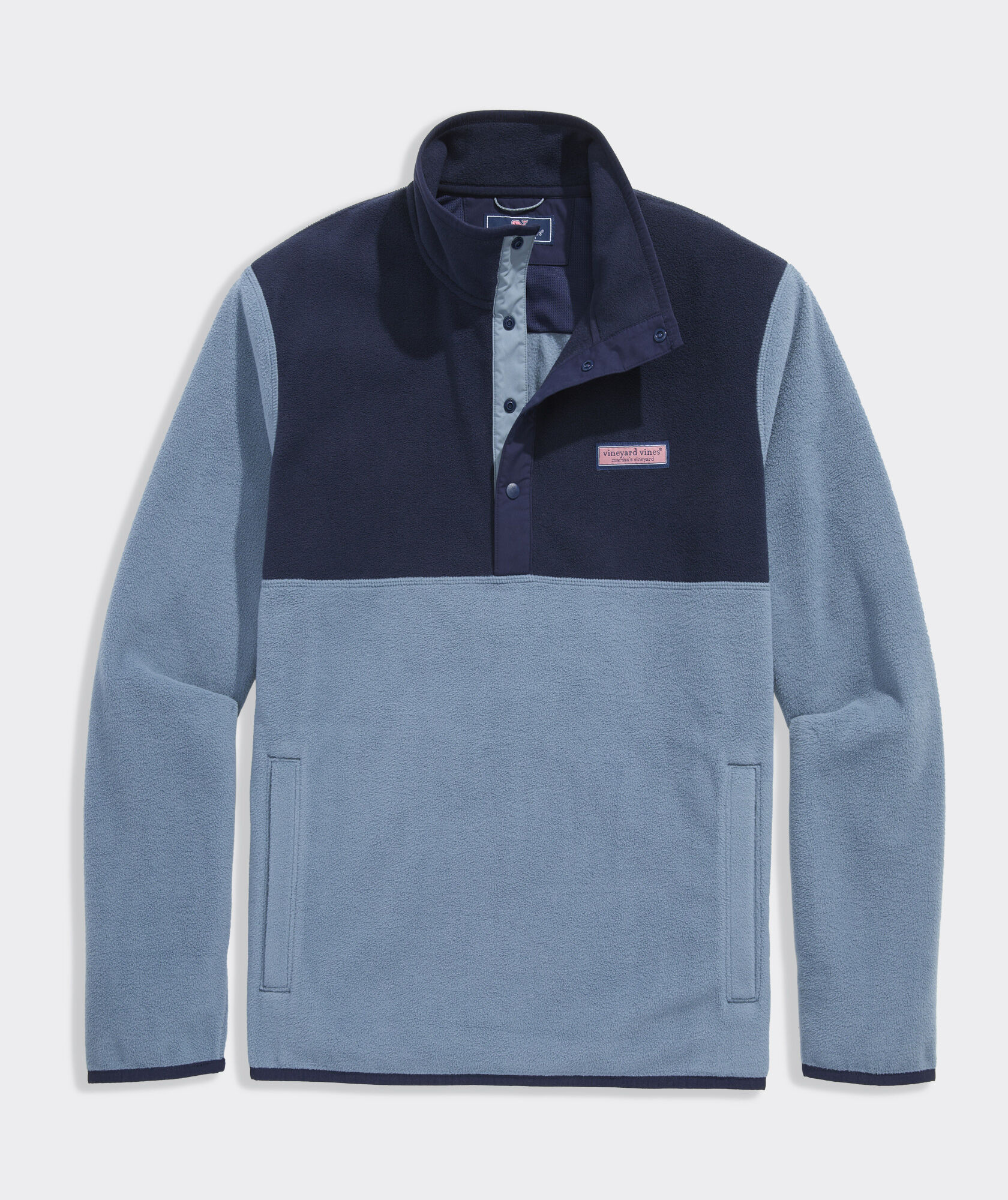 Colorblock Harbor Fleece Quarter-Snap | vineyard vines