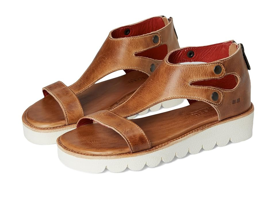 Bed Stu Soni 2 Women's Wedge Shoes Tan Rustic : 7.5 M, Leather | Zappos