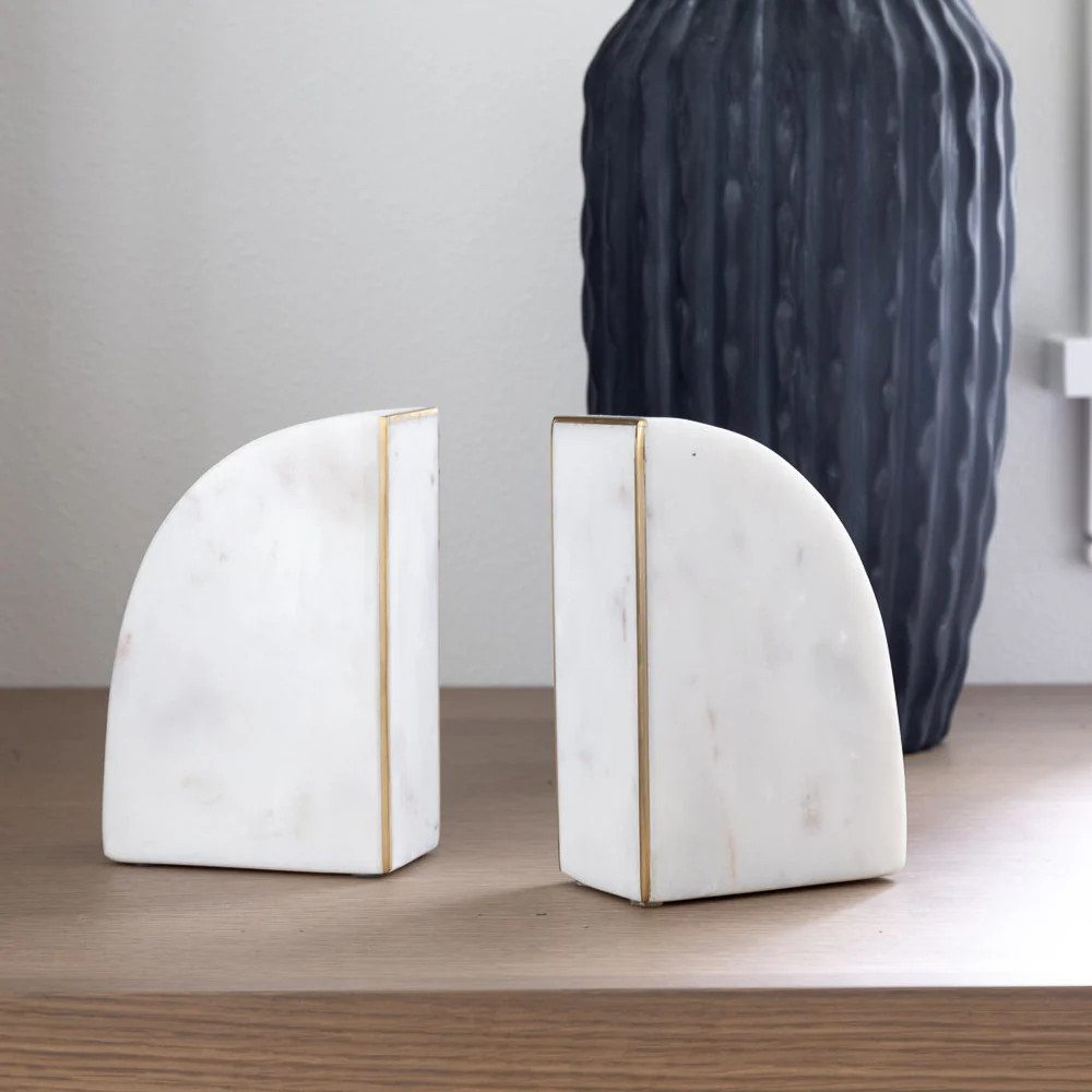 Marble Bookends | Eco Chic Home