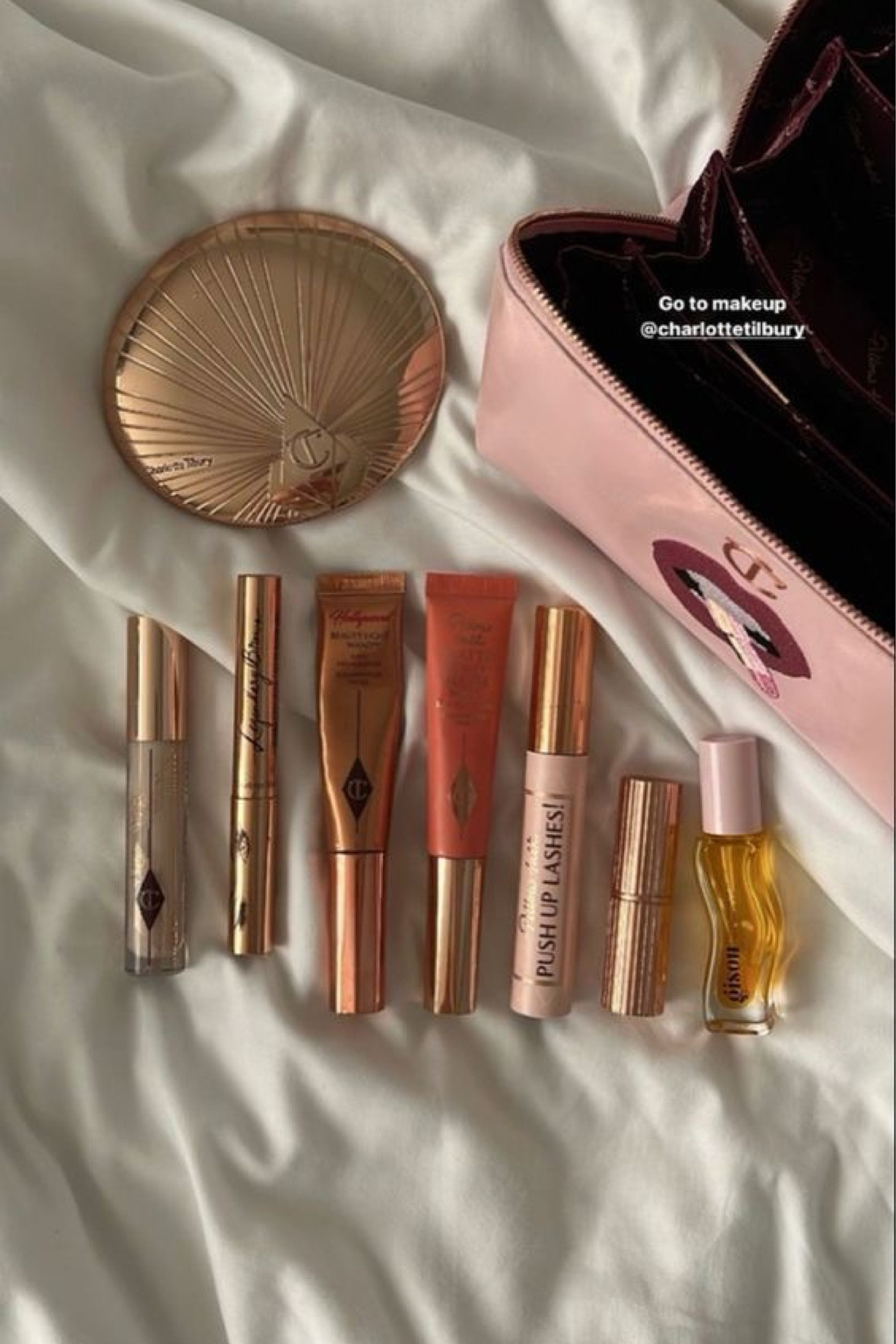 makeup faves ✨🎀🐆 #LTKxCharlotteTilbury #charlottetilbury #makeuproutine #blush #bronzer #makeupcollection 

#LTKbeauty #LTKeurope #LTKxSephora