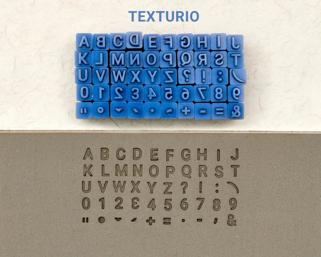 Texturio Pottery Stamps, Polymer Clay Tools, Soap Stamp, Clay Sculpting Pottery Tools, Clay Textu... | Etsy (US)