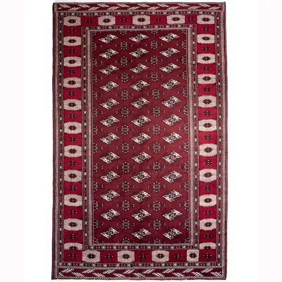 Betzabeth One-of-a-Kind 6'11" x 12' 1970s Area Rug in Red/White | Wayfair North America