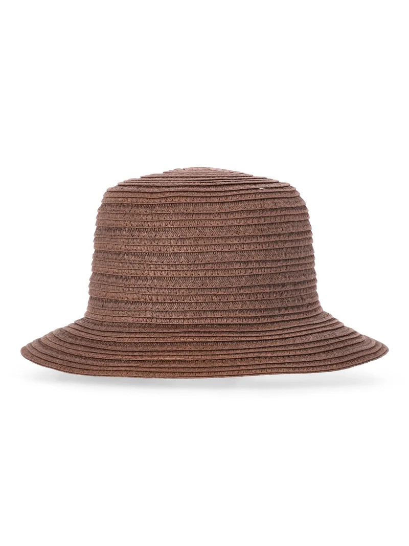 Time and Tru Women's Bucket Hat, Dark Brown | Walmart (US)