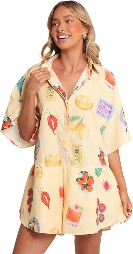 Petal & Pup Women's Sebastian Romper | Amazon (US)