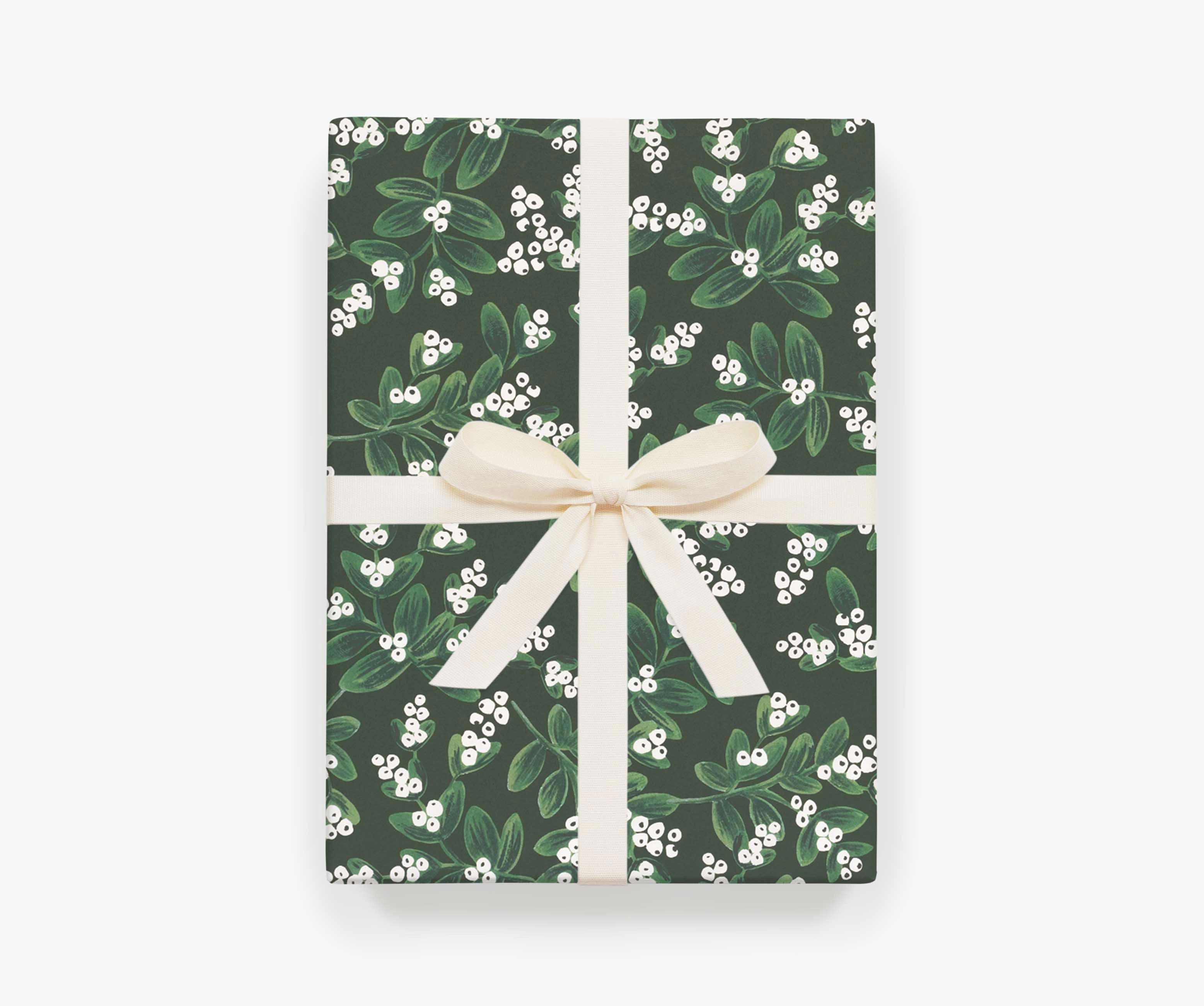 Evergreen Mistletoe Wrapping Sheets | Rifle Paper Co.