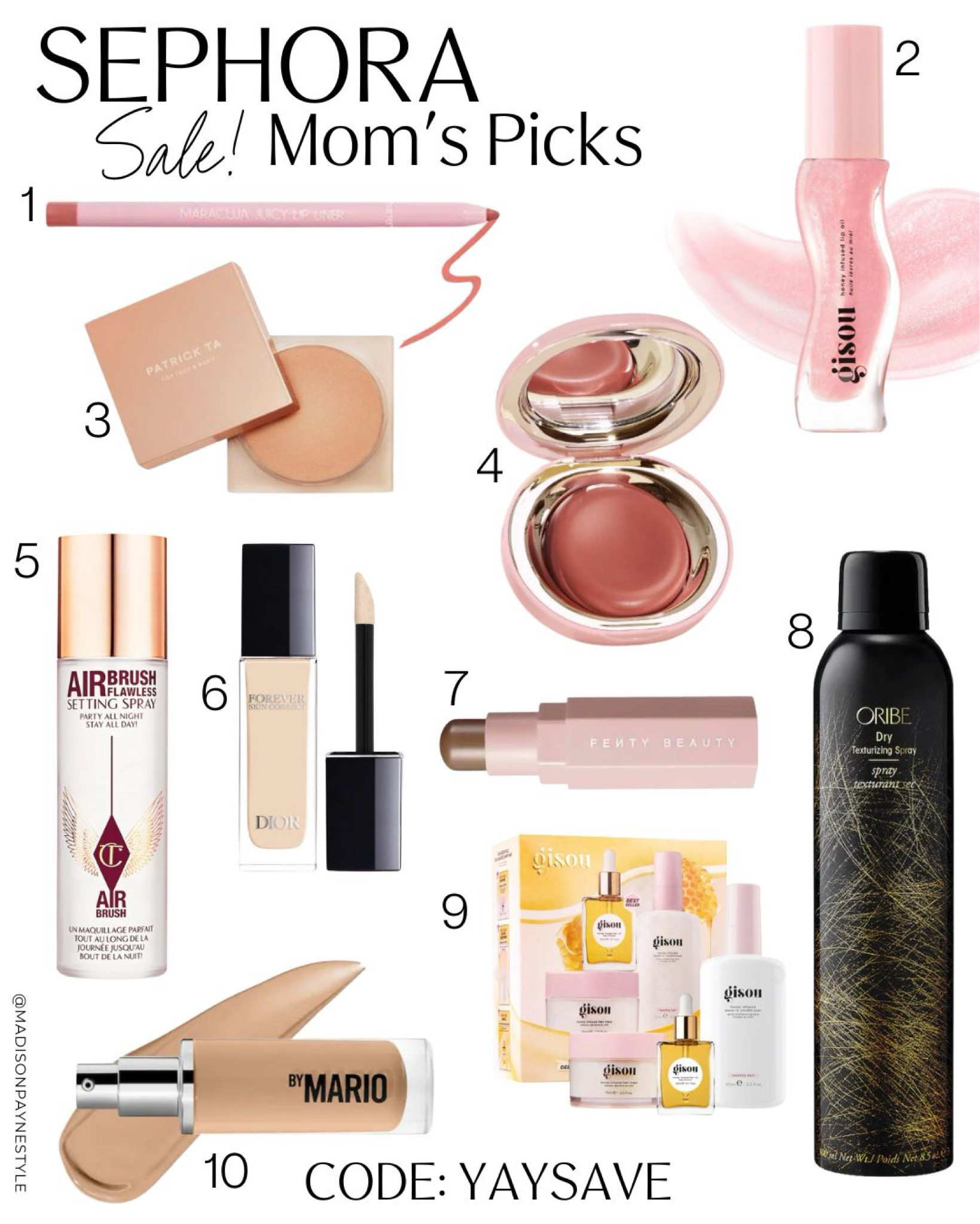 SEPHORA SALE EVENT💄 starts today April 5th and ends Monday the 15th. Rouge status begins today (with a 20% discount), and both VIB (15% off) and Insider (10% off) start on the 9th 🤑Bonus, Sephora Collection is 30% off for EVERYONE starting today, the 5th! To redeem this offer, make sure to use code YAYSAVE at checkout! My mom’s picks linked below 🫶

Sephora, Sephora Sale, Sephora Spring Sale, Beauty, Makeup, Beauty Sale, Sale Finds, Madison Payne

#LTKxSephora #LTKbeauty #LTKsalealert