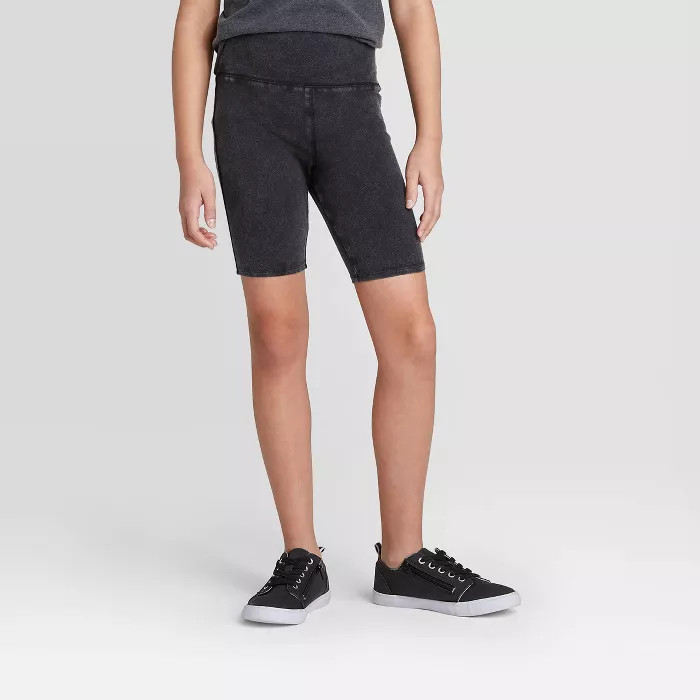 Girls' High Waist Bike Shorts - art class™ | Target